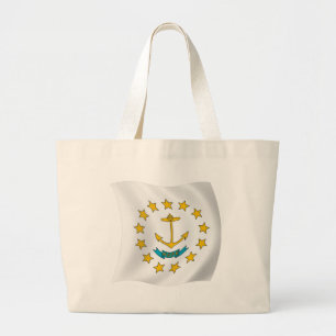 Bolsa Tote de la Bandera de Rhode Island