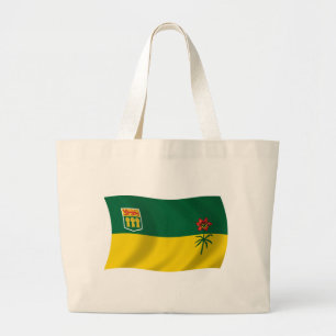 Bolsa Tote de la Bandera de Saskatchewan