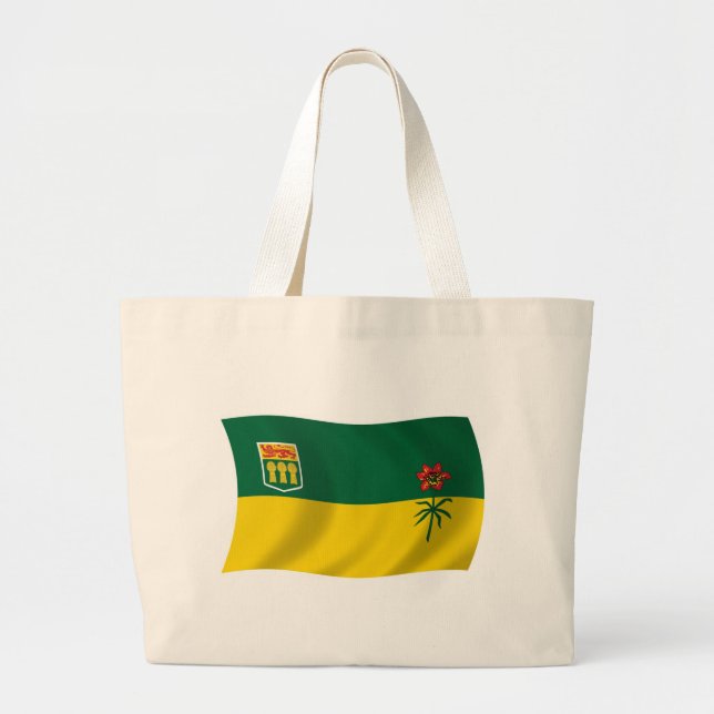 Bolsa Tote de la Bandera de Saskatchewan (Frente)