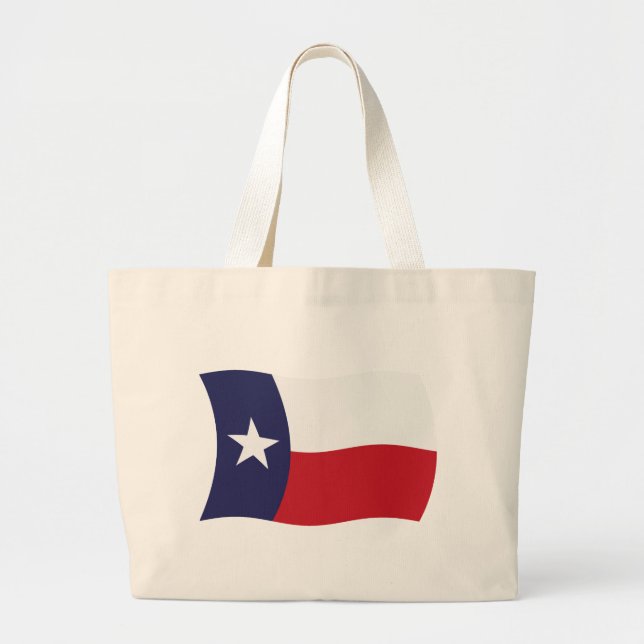 Bolsa tote de la bandera de Texas (Frente)