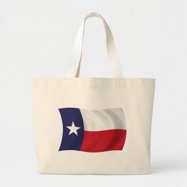 Bolsa tote de la bandera de Texas (Frente)