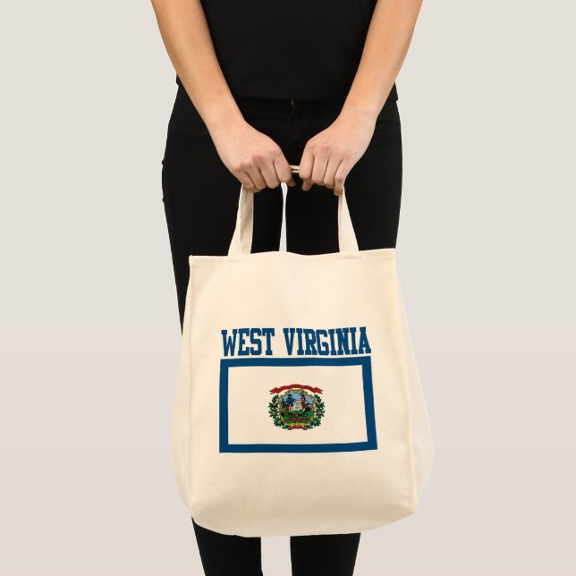 Bolsa Tote de la Bandera Estatal de Virginia Occid (Anverso (producto))