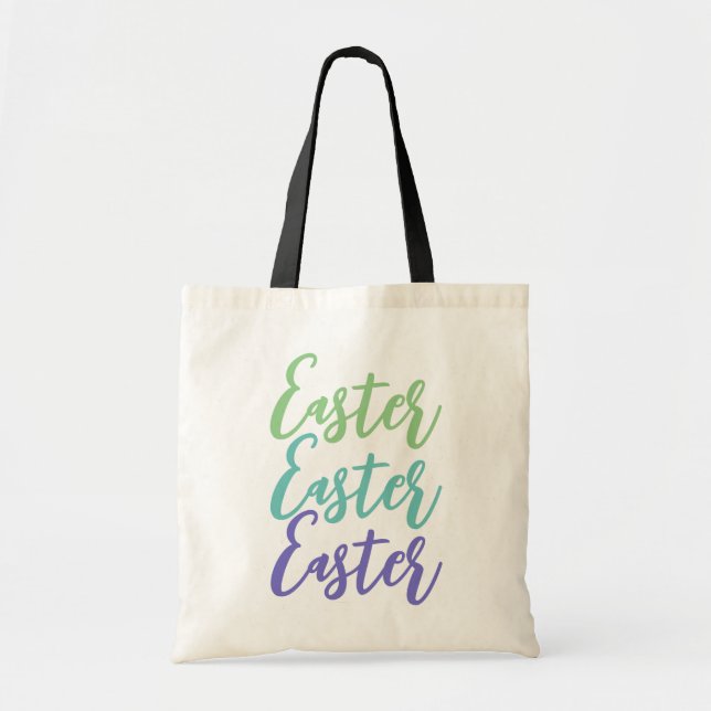 Bolsa Tote de la Caza de Huevos de Pascua (Frente)