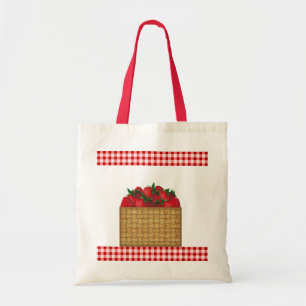 Bolsa Tote de la cesta de fresas
