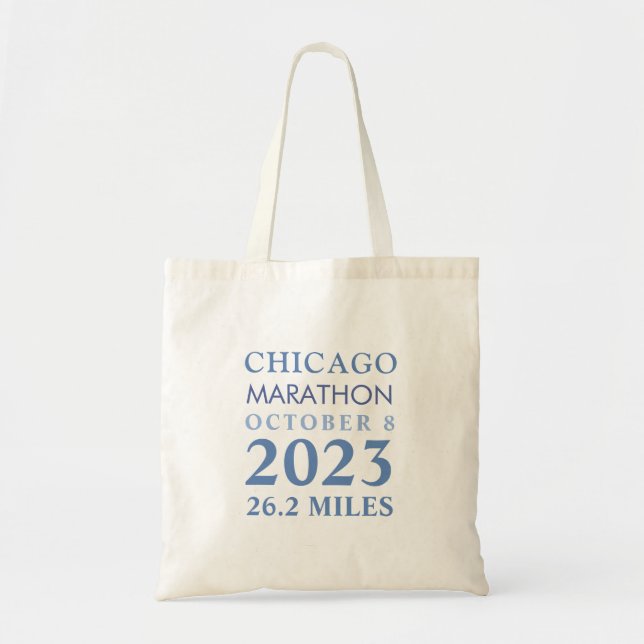 Bolsa Tote de la Maratón de Chicago 2023 (Frente)