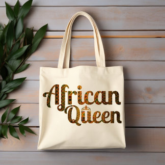 Bolsa tote de la Reina Africana — Regalo para Ella