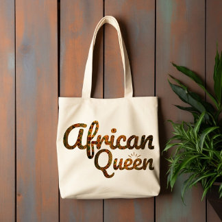 Bolsa tote de la Reina Africana — Regalo para Ella