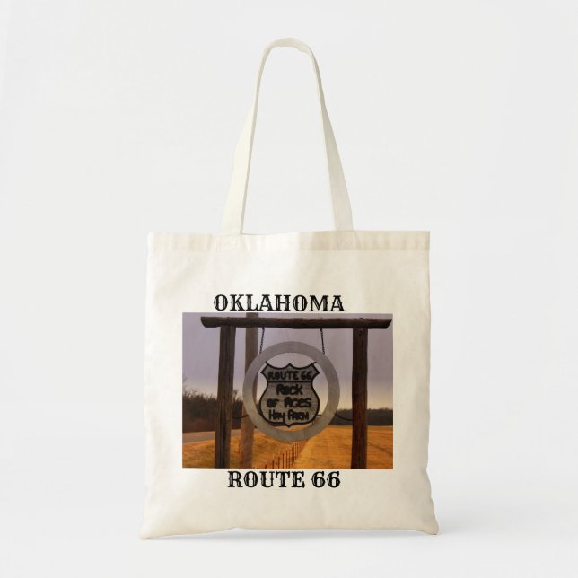 Bolsa Tote de la Ruta 66 de Oklahoma (Frente)