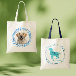 Bolsa Tote de Labrador - Regalo azul Pastel person