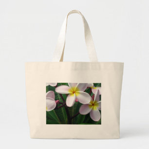 Bolsa Tote de las flores de Plumeria de bonito