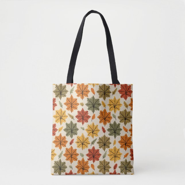 Bolsa Tote de las hojas de otoño (Anverso)