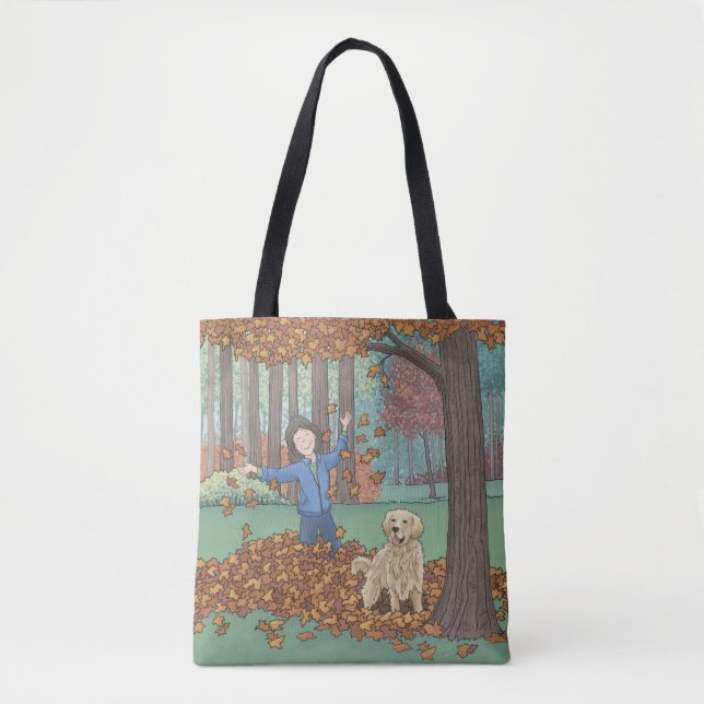 Bolsa Tote de las hojas de otoño (Anverso)