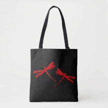 Bolsa tote de libélula - Rojo
