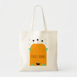 Bolsa Tote de Libro de Dibujos Animados Naranja Mo