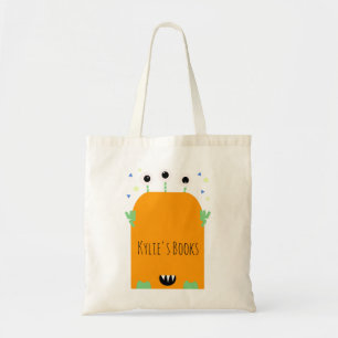 Bolsa Tote de Libro de Dibujos Animados Naranja Mo