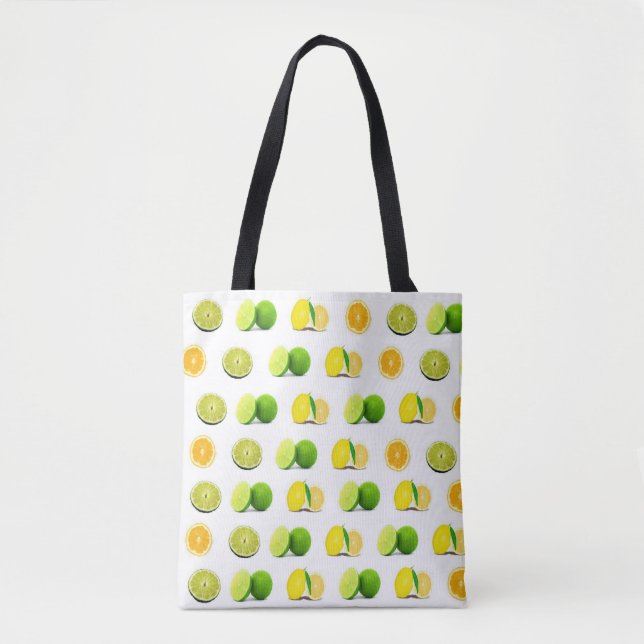 Bolsa Tote de Limón, Lima y Naranjas (Anverso)