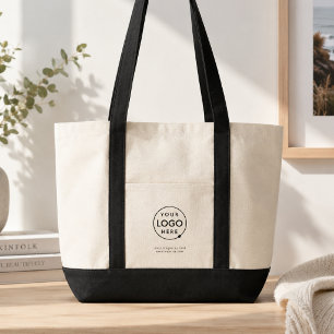 Bolsa tote de lona Bolsa de compras de negocio c