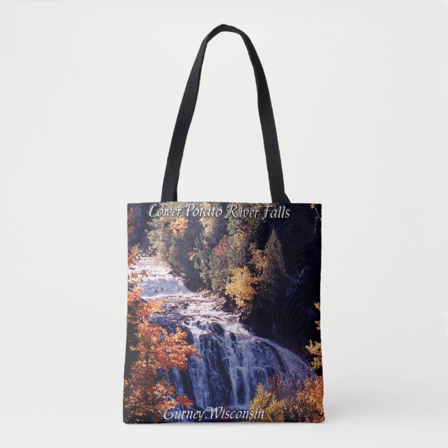 Bolsa tote de Lower Potato River Falls (Anverso)