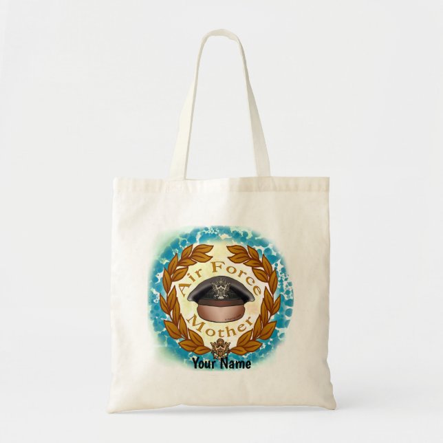Bolsa tote de madre de la Fuerza Aérea (Frente)