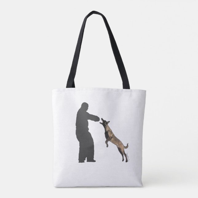 Bolsa Tote de Malinois en Bélgica (Reverso)
