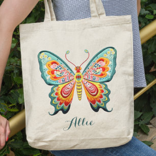 Bolsa Tote de mariposa