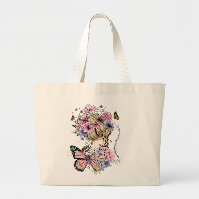 Bolsa Tote de mariposa, (Frente)