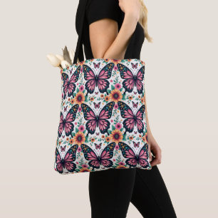 Bolsa Tote de mariposa