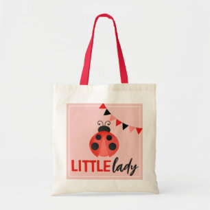 Bolsa tote de mariquita acuarela Little Lady