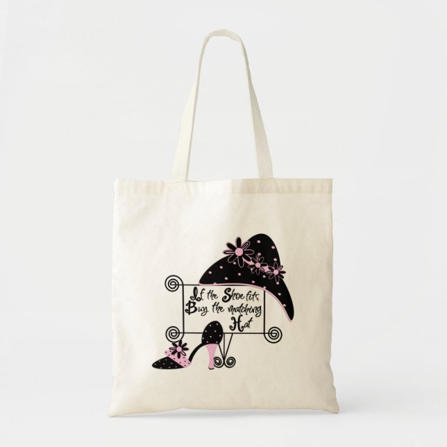 Bolsa Tote de Moda Rosa (Frente)