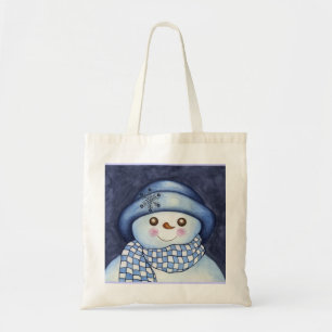 Bolsa tote de muñeco de nieve