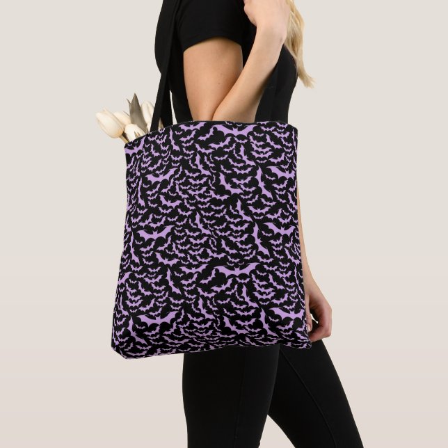 Bolsa tote de murciélagos (Detalle)