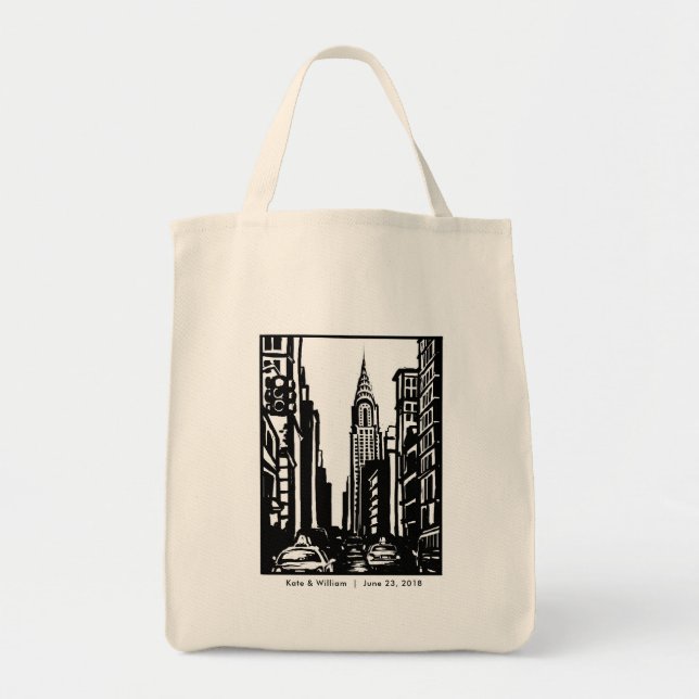 Bolsa Tote de New York City Street (Frente)