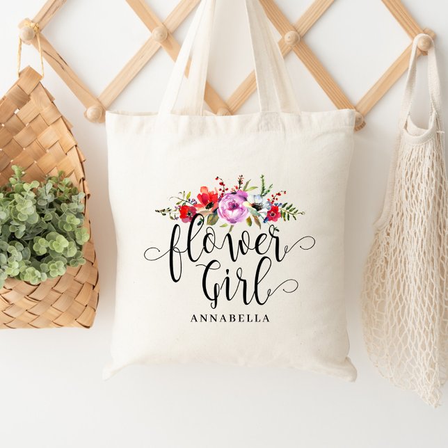Bolsa Tote de Niña con Ramo Floral (Subido por el creador)