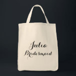 bolsa tote de nombre personalizado<br><div class="desc">BOLSA TOTE DE DAMA DE HONOR</div>