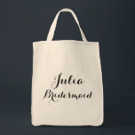 bolsa tote de nombre personalizado<br><div class="desc">BOLSA TOTE DE DAMA DE HONOR</div>
