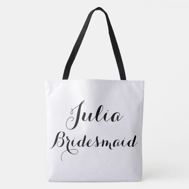 Bolsa tote de nombre personalizado (Anverso)