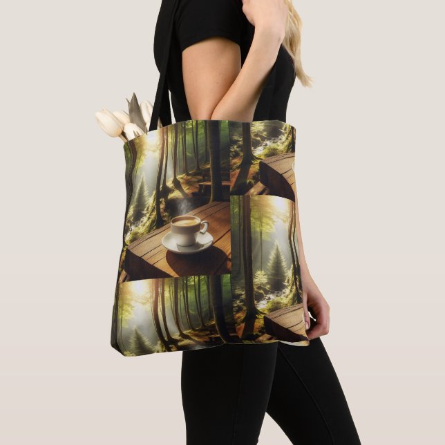 Bolsa Tote de Ombro Estampada (Detalle)