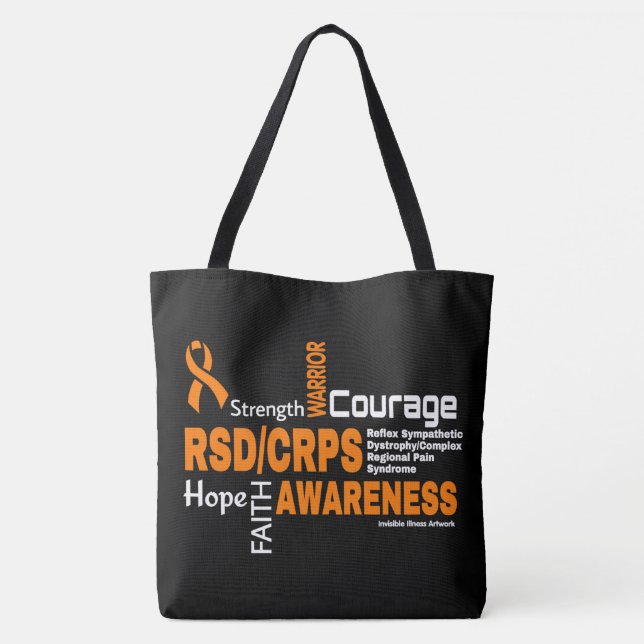 Bolsa tote de palabras...RSD/CRPS (Reverso)