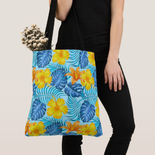 Bolsa Tote de Palmas Tropicales