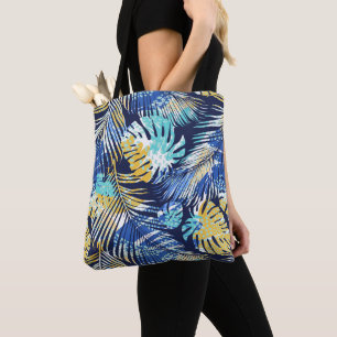 Bolsa Tote de Palmas Tropicales
