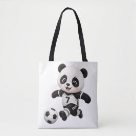Bolsa tote de Panda de Fútbol
