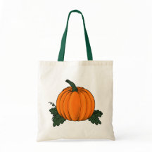 Bolsa Tote de parche de calabaza