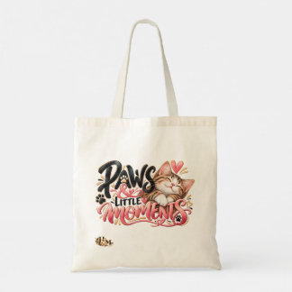 Bolsa Tote de Patrón Floral Acuarela de Perros Fel
