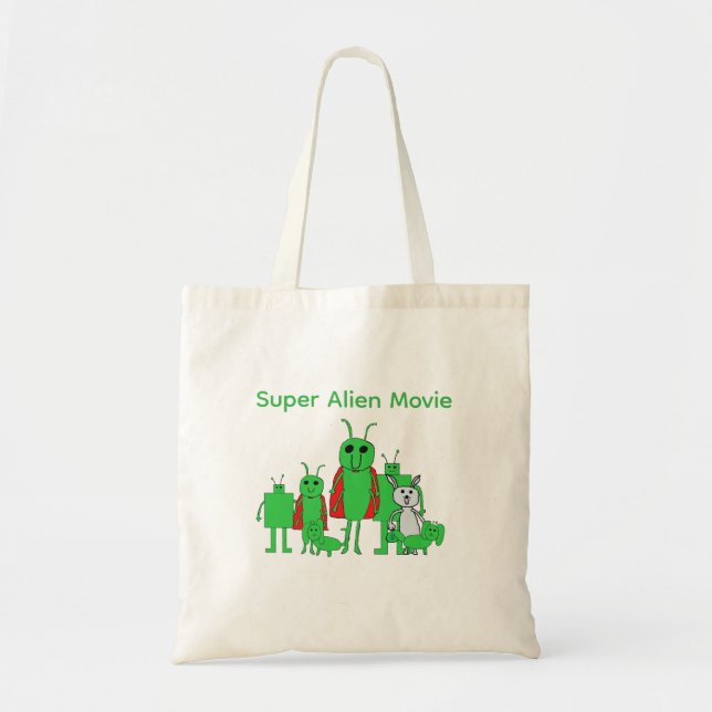 Bolsa Tote de Personaje Completo de Super Alien (Frente)