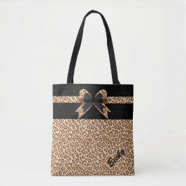 Bolsa Tote de Personalizado de impresión Leopard