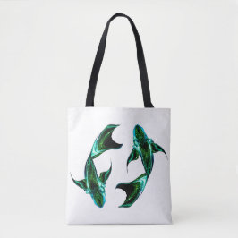 Bolsa tote de Piscis – Minimalista del Zodiaco