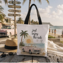 Bolsa Tote de Playa Disfruta El Viaje