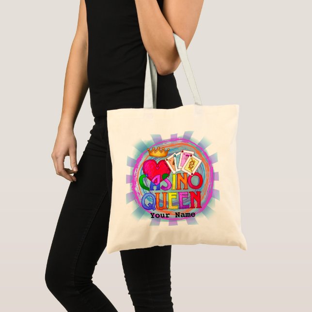Bolsa tote de Poker Rainbow Casino Queen (Anverso (producto))