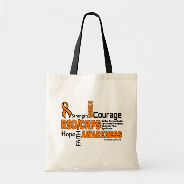 Bolsa tote de RSD/CRPS...Palabras (Frente)