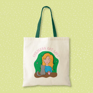 Bolsa Tote de Señora Feliz sin Hijos y Amante de G